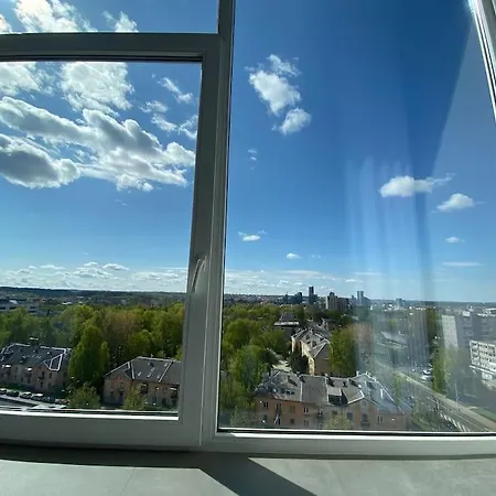 Apartmán Sigma Skyline Loft In Vilnius-15 *